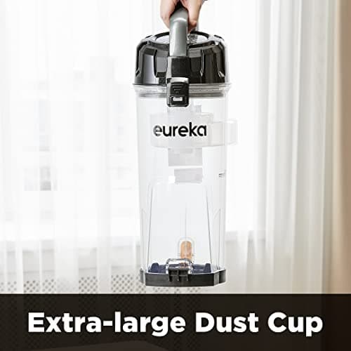EUREKA PowerSpeed Lightweight Upright Vacuum for Carpets & Hard Floors, Pet Turbo, Black/Yellow