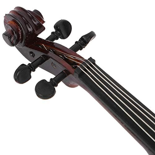 Mini Wooden Violin Model for Home Decoration