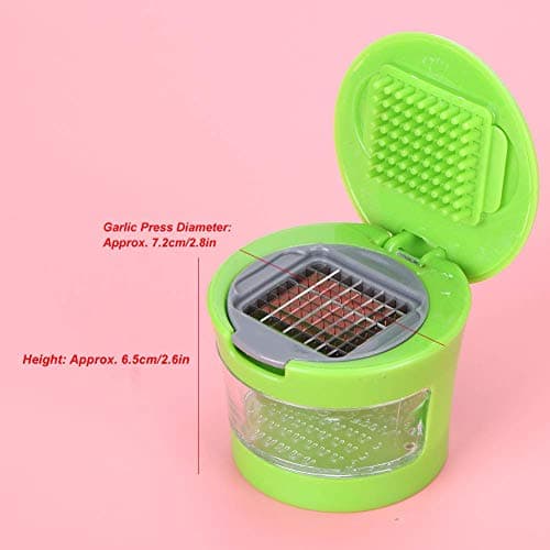 Mini Manual Garlic Chopper Press, Multi-Function Vegetable & Fruit Ginger Chopper for Kitchen Cutting