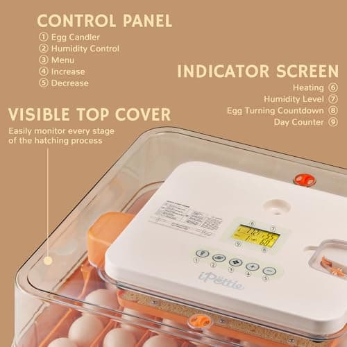 Nestasy ProHatch56 Egg Incubator with Automatic Turning and Control