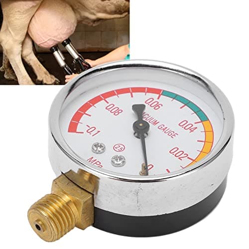 Zerodis Multicolor Digital Vacuum Gauge for Farm Milking Machines