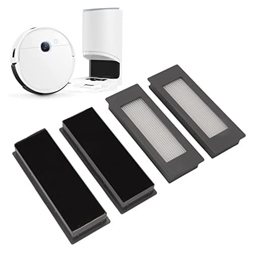Zerodis 4PC Reusable Foam Filter for Yeedi VAC Station Robotic Vacuum Cleaner Parts