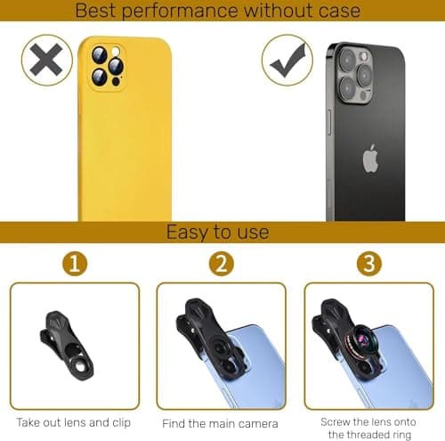 Universal HD Fisheye Lens for iPhone and Android Smartphones
