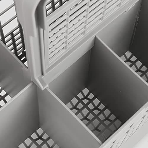 Zerodis Universal Cutlery Basket: 7-Compartment Drying Rack for Kitchen