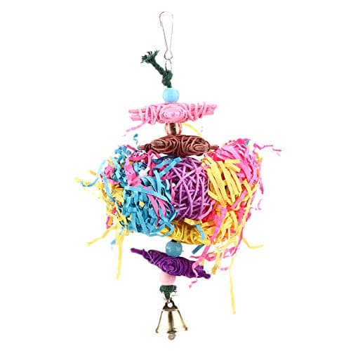 Colorful Hanging Chewing Toys for Pet Birds
