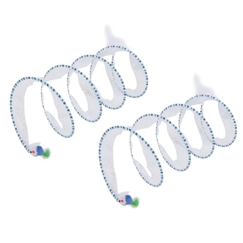 Interactive S- Shaped Elastic Pet Play Tunnel for Cats and Kittens