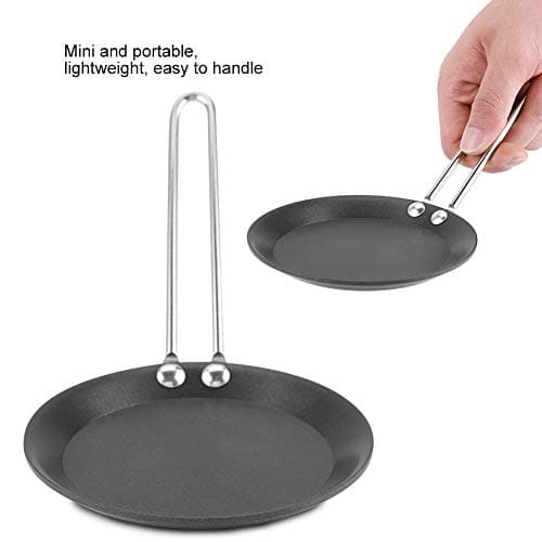 Zerodis Mini Egg Pan, Nonstick Frying Skillet for Kitchen and Camping