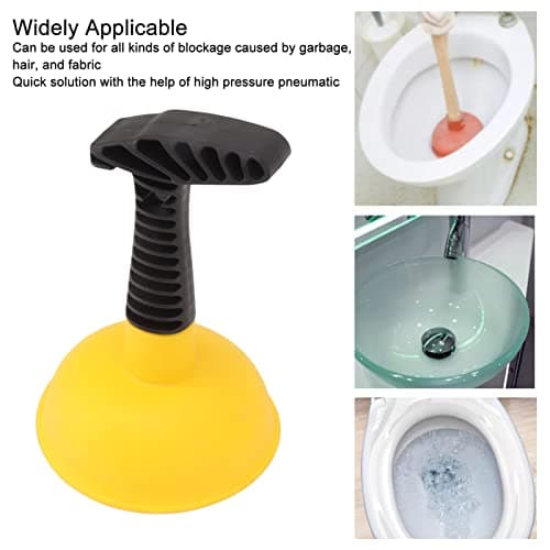 Mini Silicone Toilet Plunger for Bathroom with Slip-Proof Handle