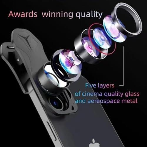 Universal HD Fisheye Lens for iPhone and Android Smartphones
