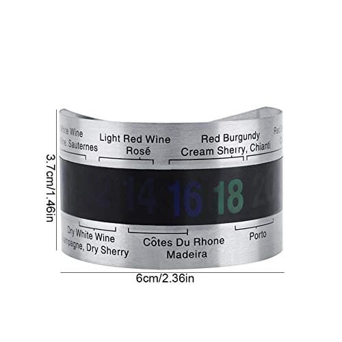Stainless Steel LCD Digital Thermometer for Wine Beer Homebrewing Champagne Whisky