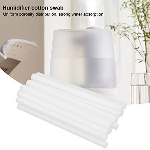 Zerodis 30PCs Pink Humidifier Cotton Swab Filters, 1 Oz, 5x80mm