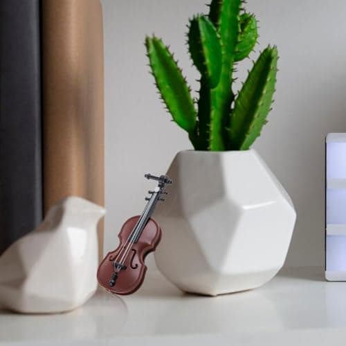 Miniature Violin Set - 20 Mini Musical Instruments for Fairy Gardens and Collectors