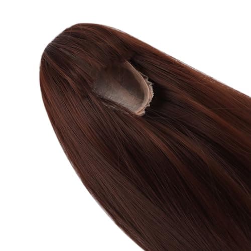 Zerodis High Temp Dark Brown Silk Doll Wig with Long Straight Hair