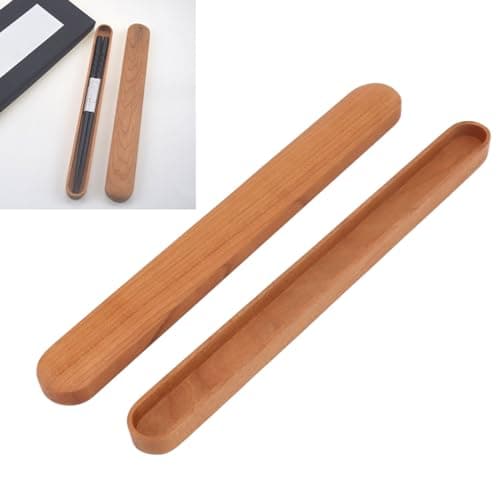 Portable Wooden Chopsticks Case with Detachable Cover