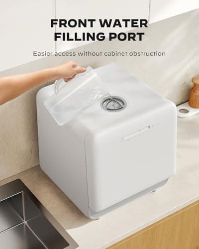 Silonn Portable Mini Dishwasher with 5L Tank for Apartments/RVs