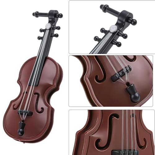 Miniature Violin Set - 20 Mini Musical Instruments for Fairy Gardens and Collectors