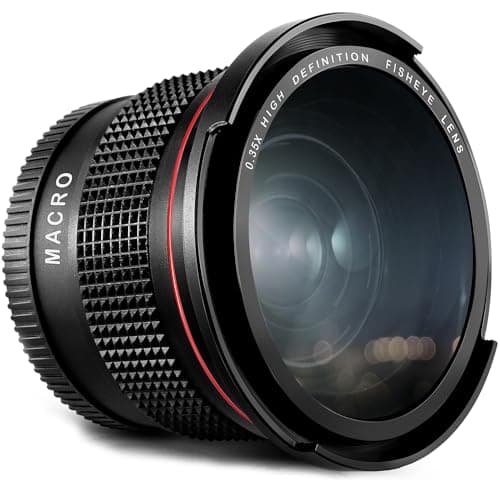 Altura Photo 58MM 0.35x Fisheye Wide Angle Lens with Macro for Canon DSLR Cameras