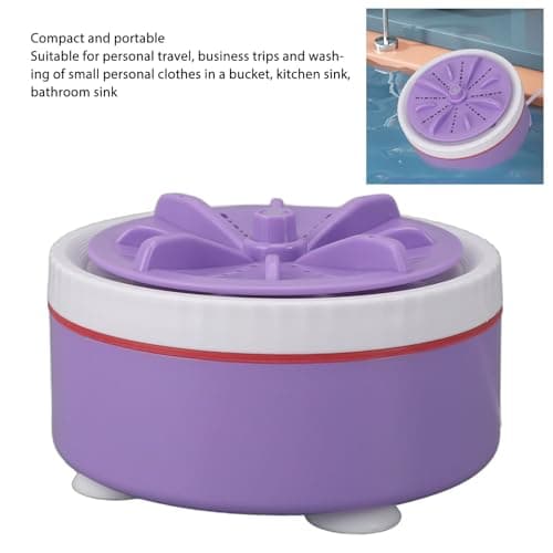 USB-Powered Compact Foldable Washing Machine for Laundry and Towels