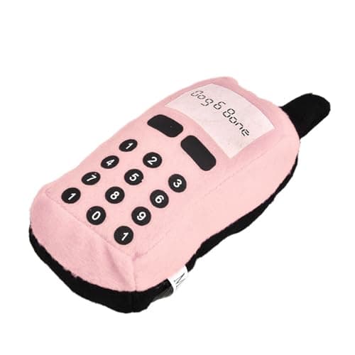 Zerodis Interactive Sounding Plush Dog Chew Toy for Teeth Cleaning