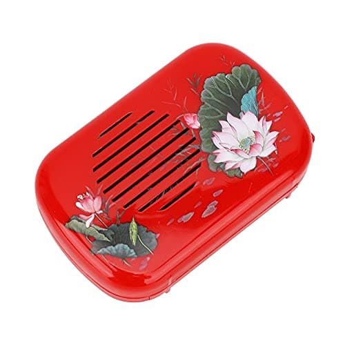 Zerodis Vintage Shortwave Radio, Mini Music Player with 22 Songs (Date Red)