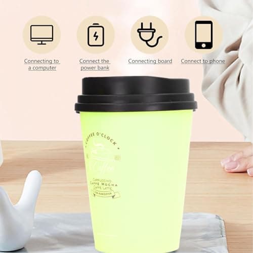 Green 300ml Car Coffee Cup Shaped Humidifier