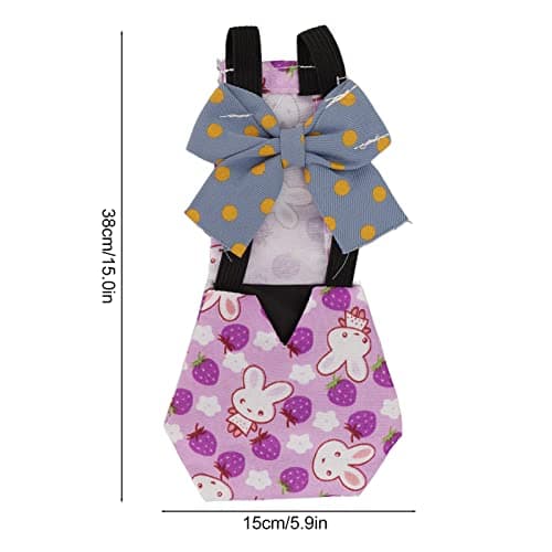 Reusable Duckling Chicken Goose Diaper with Bow Tie