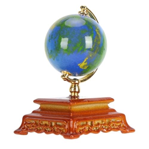Exquisite 1:12 Scale Miniature Globe for Dollhouse Decor