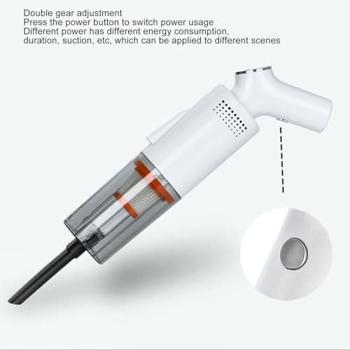 Zerodis 120W Cordless Wet Dry Handheld Vacuum Cleaner