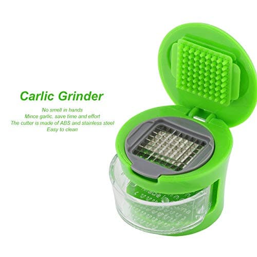 Mini Manual Garlic Chopper Press, Multi-Function Vegetable & Fruit Ginger Chopper for Kitchen Cutting