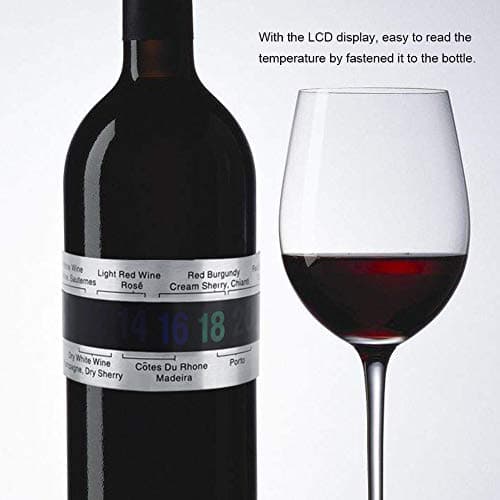 Stainless Steel LCD Digital Thermometer for Wine Beer Homebrewing Champagne Whisky
