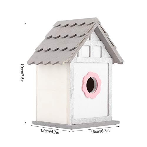Wooden Bird House for Parrots and Swallows, Outdoor Breeding Nesting Box