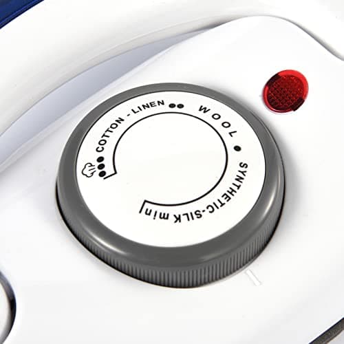Zerodis Portable Mini Iron with Temperature Control for DIY Clothes & Travel