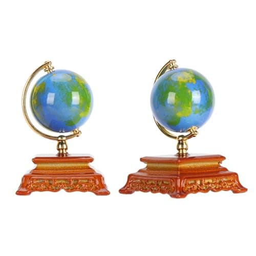 Exquisite 1:12 Scale Miniature Globe for Dollhouse Decor