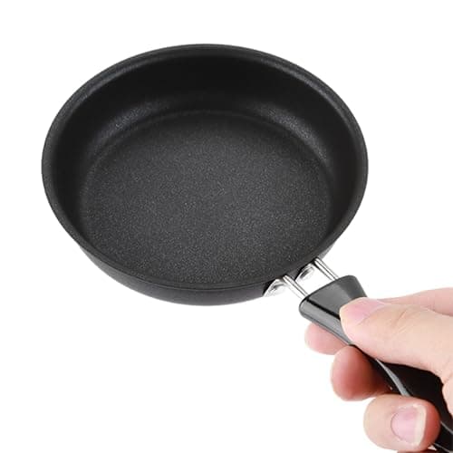 Zerodis Mini Frying Pan, Ergonomic Handle, Fast Heating, Lightweight Cooking Pan