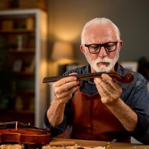 Natural Acoustic 4/4 Violin for Beginners Full Sized Musical Instruments