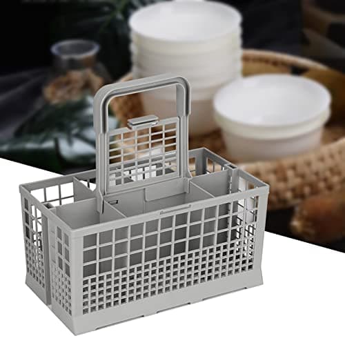 Zerodis Universal Cutlery Basket: 7-Compartment Drying Rack for Kitchen