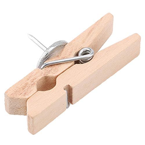 Wooden Clothespins for Crafts and Hanging Clothes