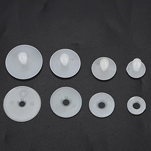 Zerodis White Plush Bear Joints Set for Doll Making Supplies