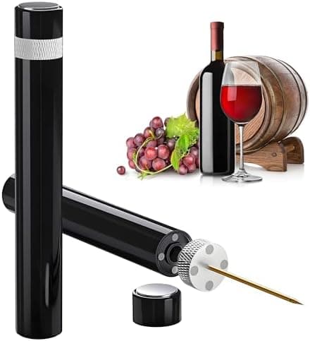 Mini Wine Opener | Travel Portable Pocket Air Pressure Pump Wine Bottle Opener | Assemblable Design Corkscrew 7S Quick Bottle Opening | for Home, Restaurant, Party,Wine Lovers