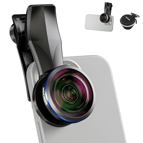 NEEWER 8mm Fisheye Lens 220° Wide Angle 17mm Thread Phone Lens Clip LS-29 PRO