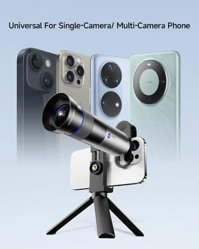 28X HD Telephoto Lens for iPhone 16/15/14/13/12/11 & Samsung Smartphones
