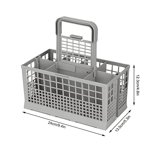 Zerodis Universal Cutlery Basket: 7-Compartment Drying Rack for Kitchen