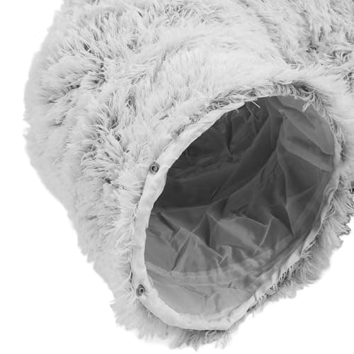 Premium Plush Cat Donut Tunnel Bed, Soft Multifunctional Folding Toy for Indoor Cats and Kitten