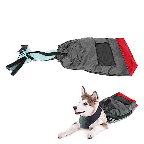 Joyzan Dog Drag Bag for Paralyzed Pets - Adjustable, Breathable Injury Protection for Small Dogs and Cats