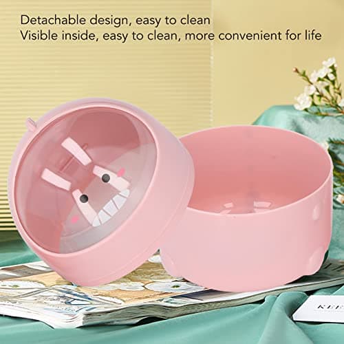 Zerodis Mini Baby Dinosaur Trash Can, Large Mouth & Detachable Design (Office, Desk)
