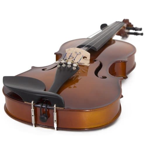 CVN-300 Solidwood Ebony 3/4 Size Violin with D'Addario Strings