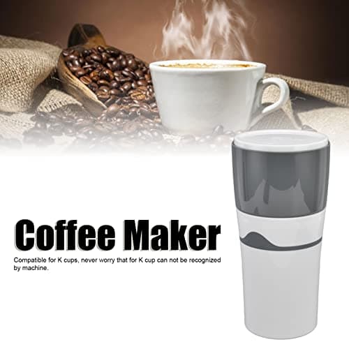 Zerodis Portable Drip Coffee Maker – 450ML for Travel, Office, and Camping (Gray)