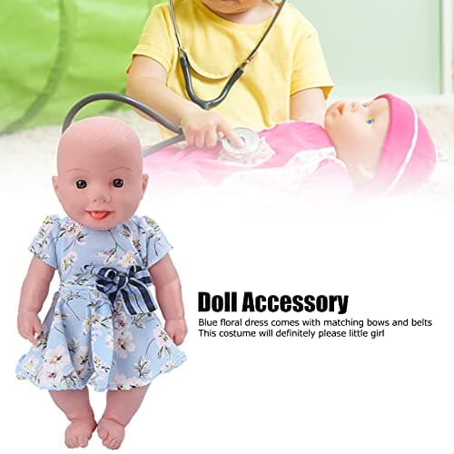 Zerodis Reborn Baby Doll Elegant Dress with Accessories for 18inch Doll Girls