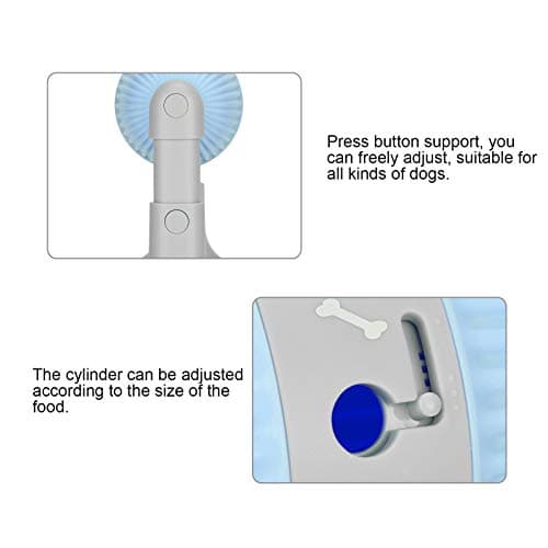 Slow Feeder Toy Ball for Cat & Dog (Blue)