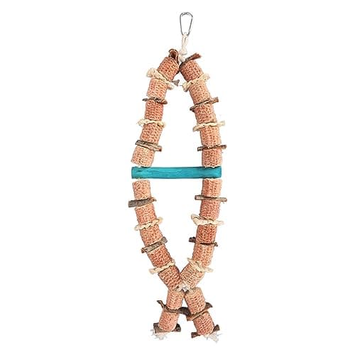 Zerodis Hanging Chew Toy for Macaws, African Grey & Other Birds with Hooks